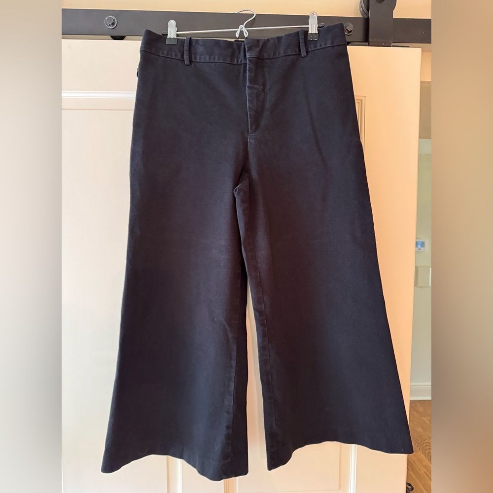 Frame Le crop palazzo wide leg trouser